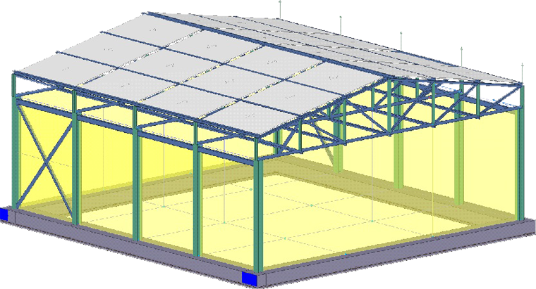 Capannone in acciaio